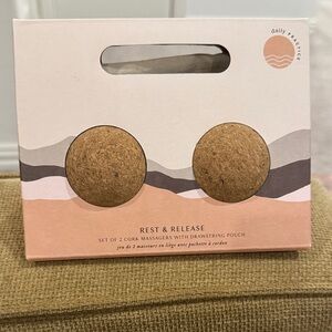 Daily Practice Cork Massagers Set - Natural Brown